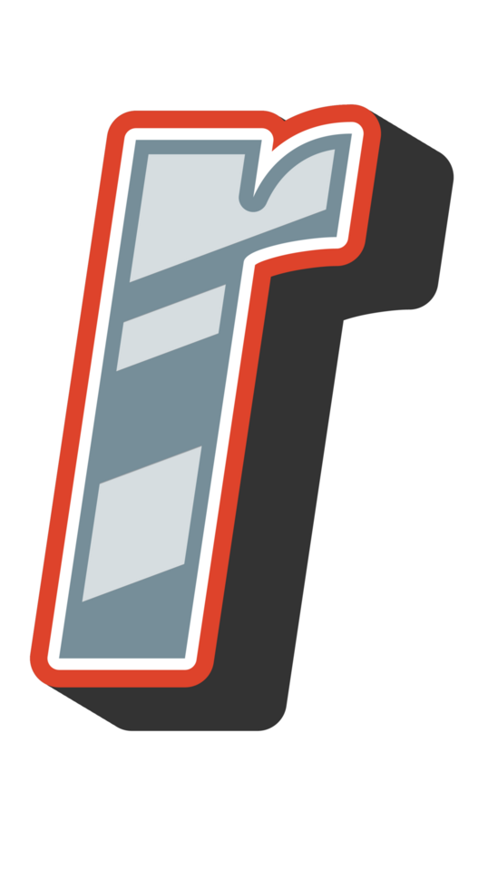 Playful Cartoon Alphabet Letter and Number png
