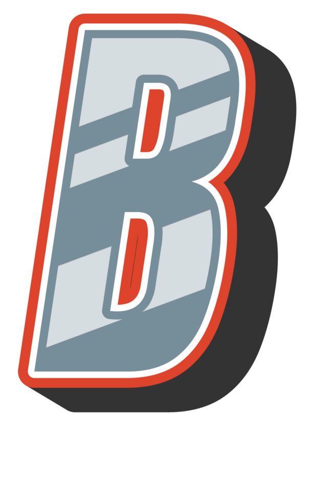 Playful Cartoon Alphabet Letter and Number png