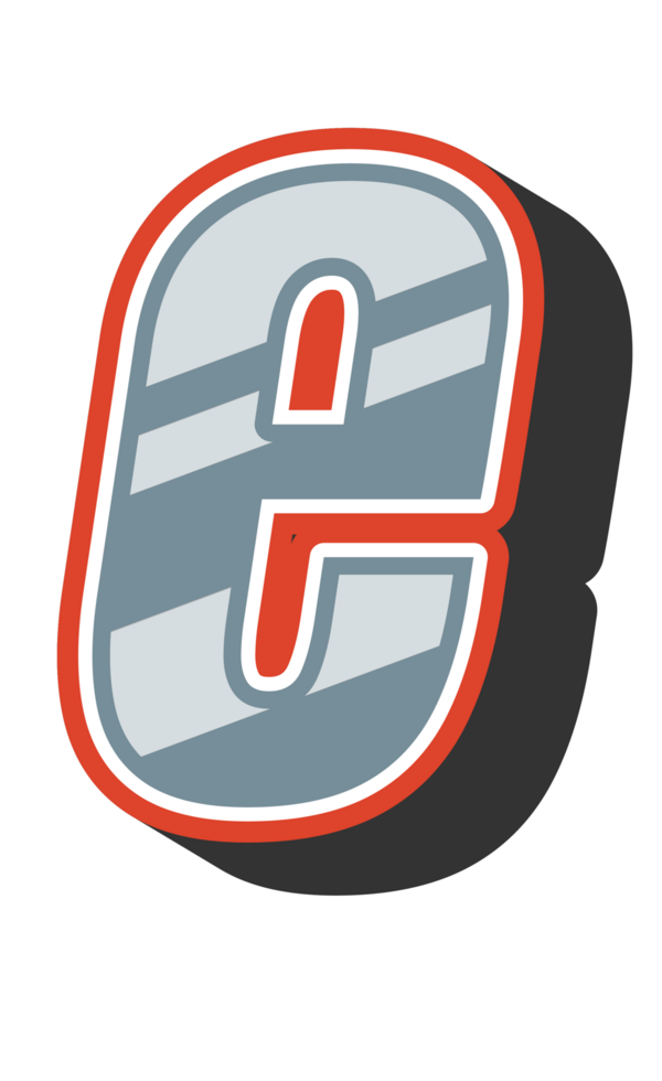 Playful Cartoon Alphabet Letter and Number png