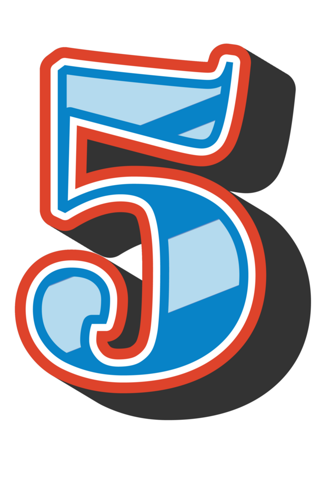 Playful Cartoon Alphabet Letter and Number png