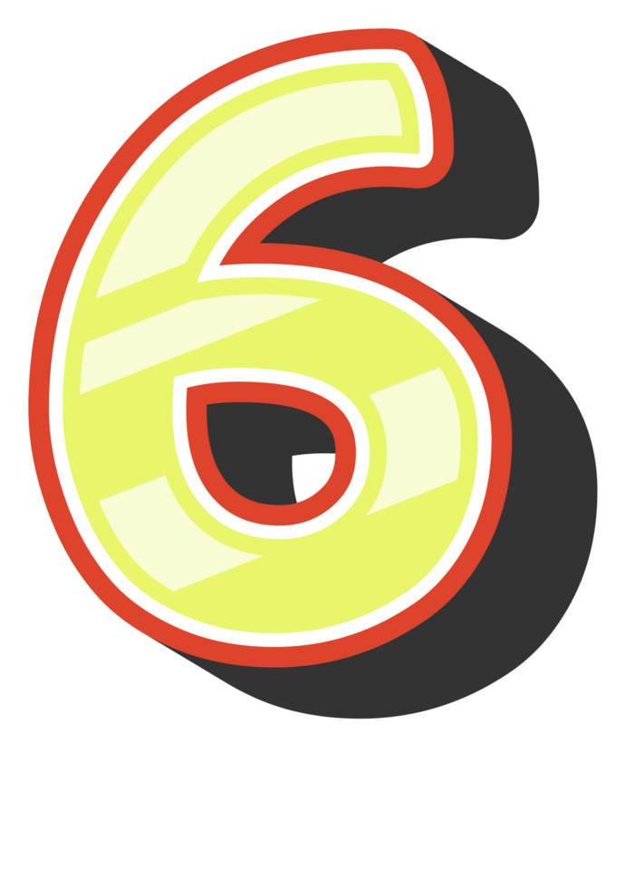 Playful Cartoon Alphabet Letter and Number png