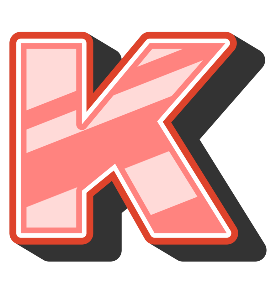 Playful Cartoon Alphabet Letter and Number png
