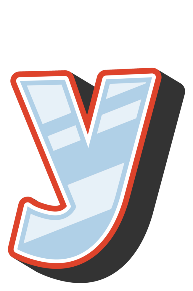 Playful Cartoon Alphabet Letter and Number png