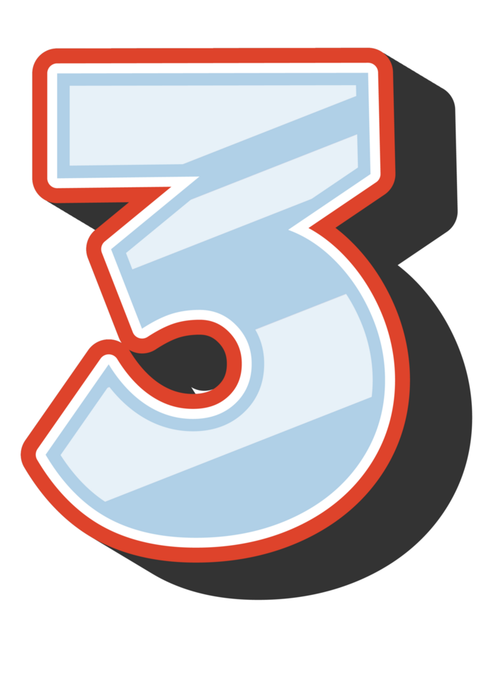 Playful Cartoon Alphabet Letter and Number png