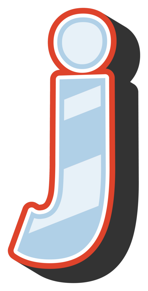 Playful Cartoon Alphabet Letter and Number png