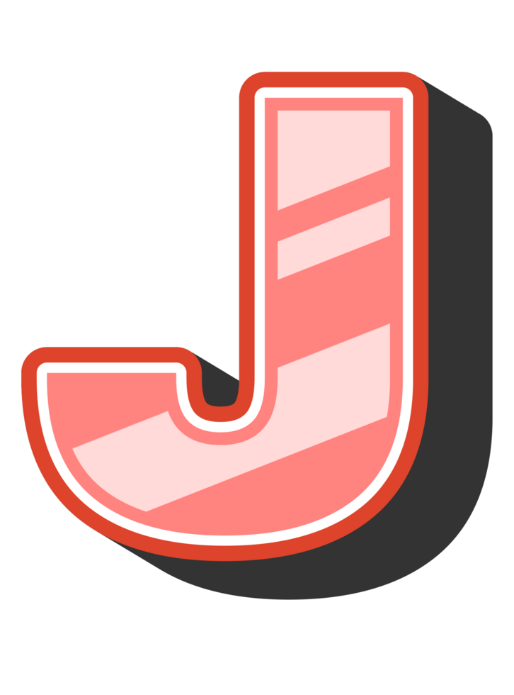 Playful Cartoon Alphabet Letter and Number png