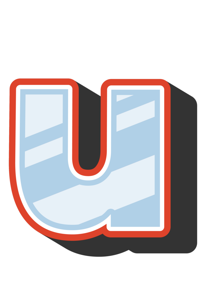 Playful Cartoon Alphabet Letter and Number png