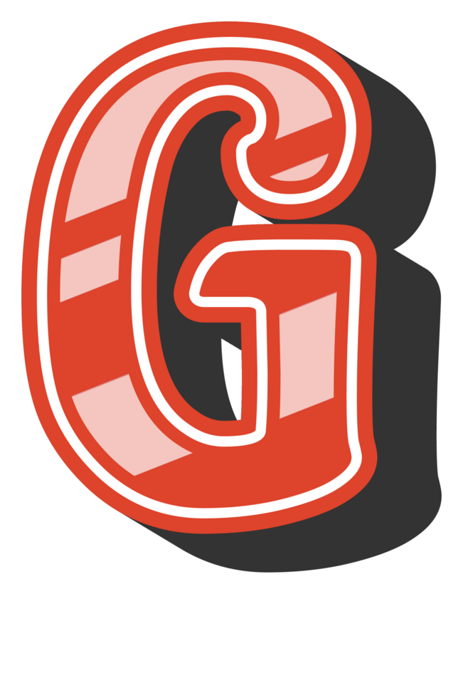 Playful Cartoon Alphabet Letter and Number png