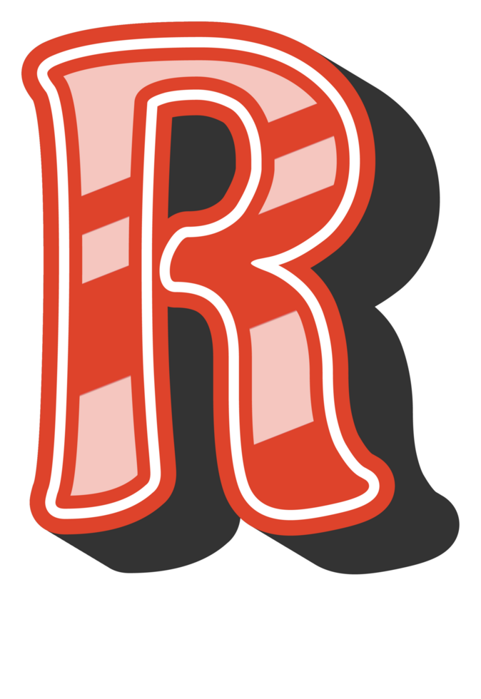 Playful Cartoon Alphabet Letter and Number png