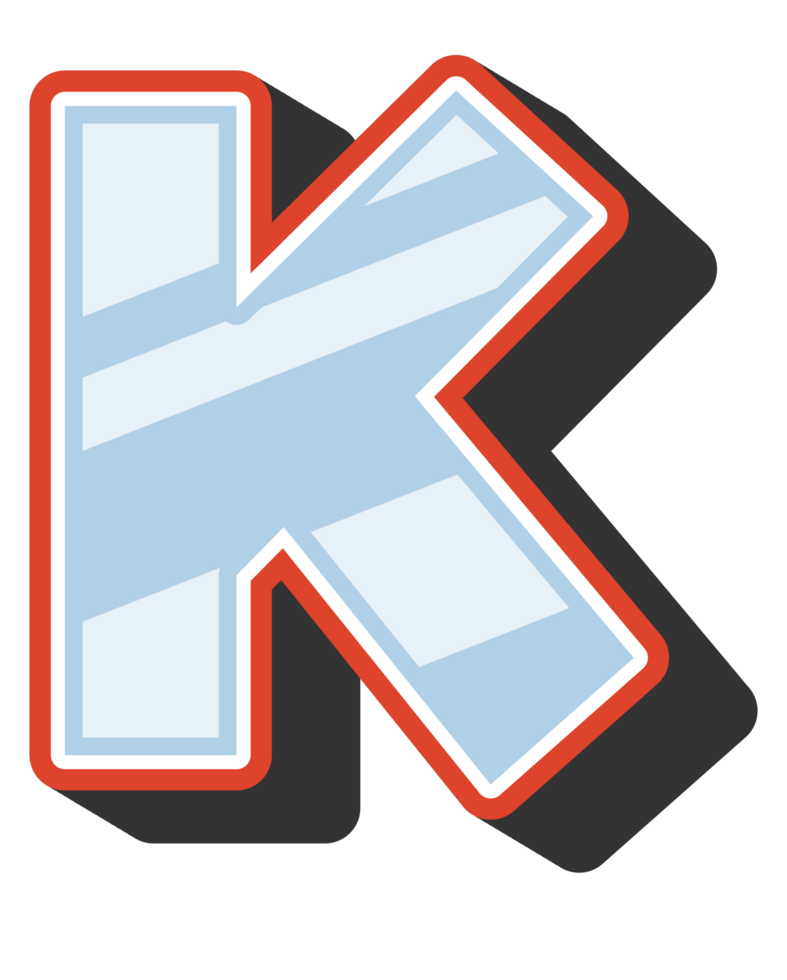 Playful Cartoon Alphabet Letter and Number png