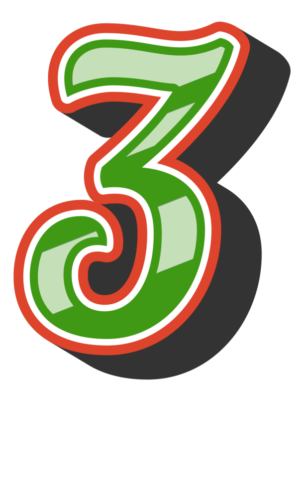 Playful Cartoon Alphabet Letter and Number png