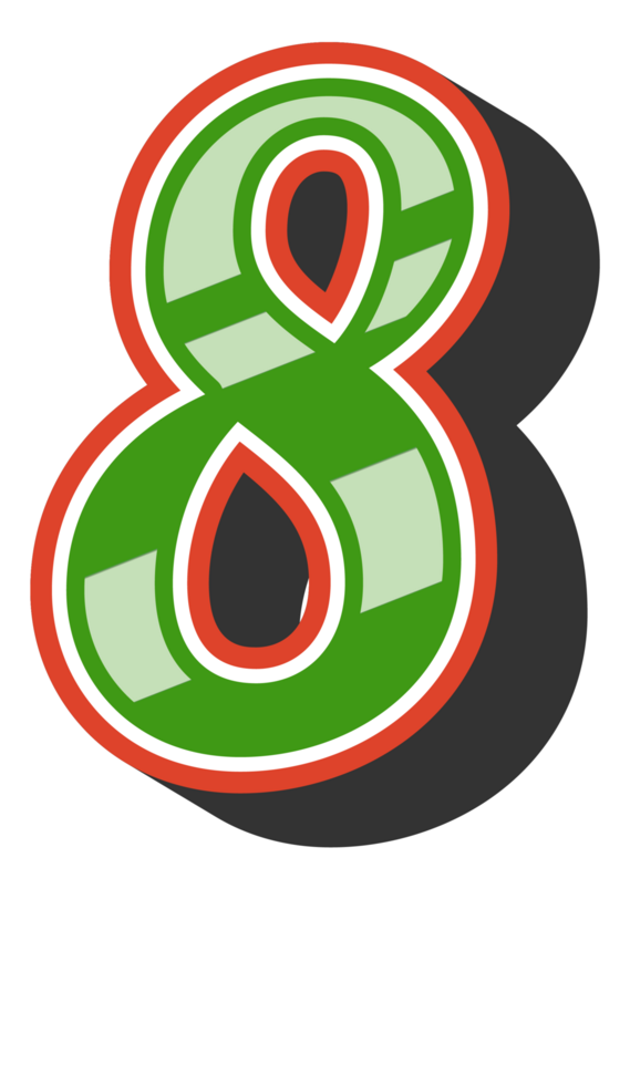 Playful Cartoon Alphabet Letter and Number png