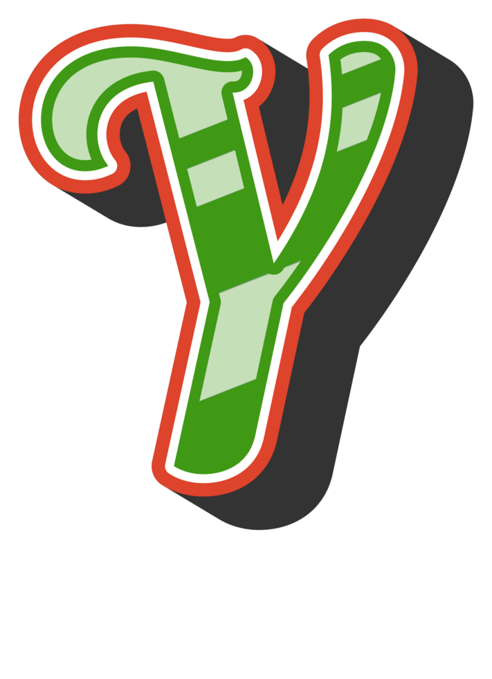 Playful Cartoon Alphabet Letter and Number png