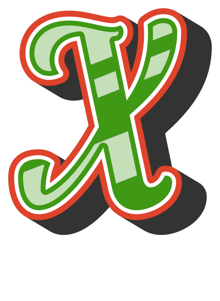 Playful Cartoon Alphabet Letter and Number png