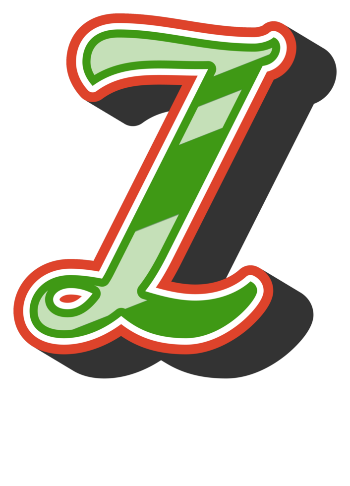 Playful Cartoon Alphabet Letter and Number png