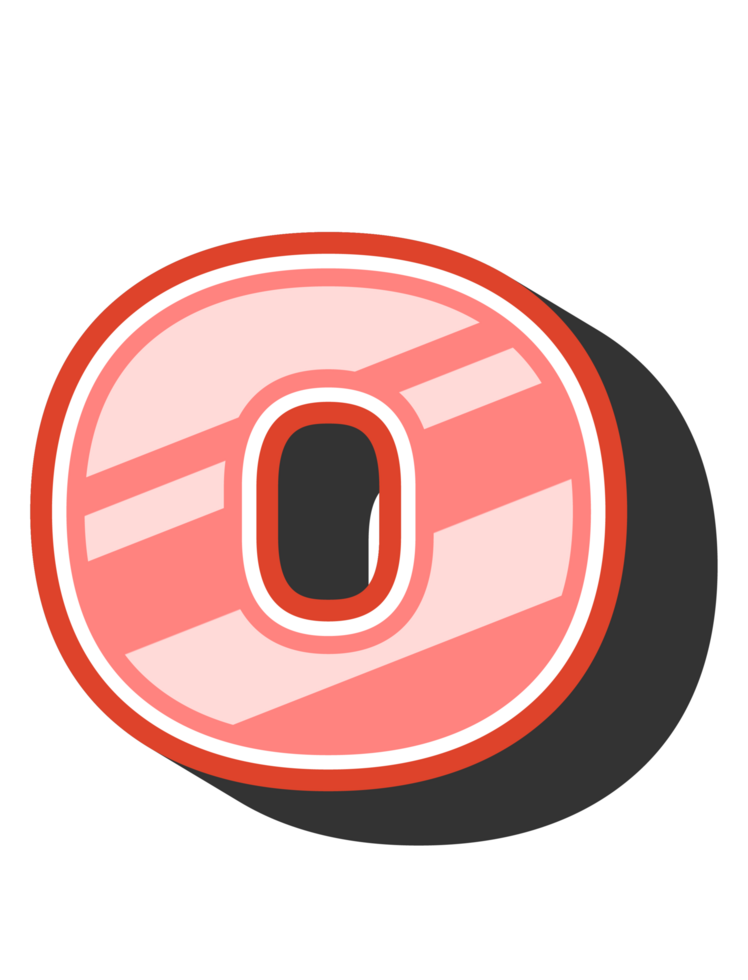Playful Cartoon Alphabet Letter and Number png