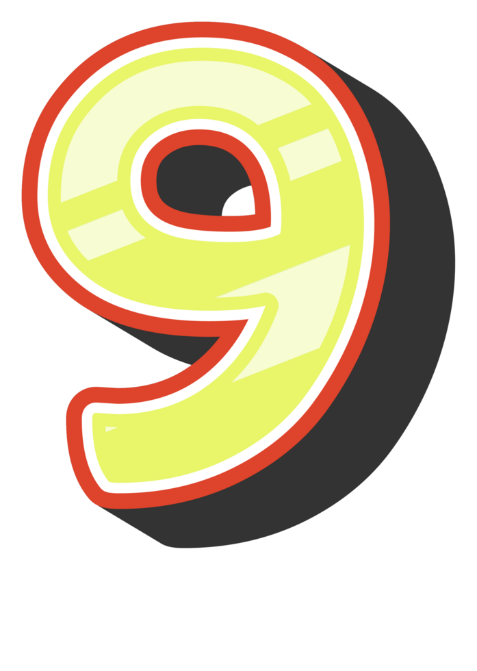 Playful Cartoon Alphabet Letter and Number png