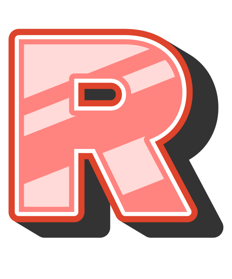 Playful Cartoon Alphabet Letter and Number png