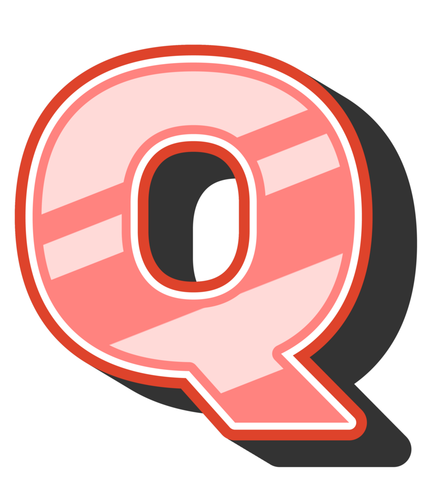 Playful Cartoon Alphabet Letter and Number png