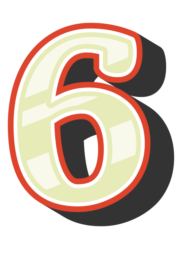 Playful Cartoon Alphabet Letter and Number png