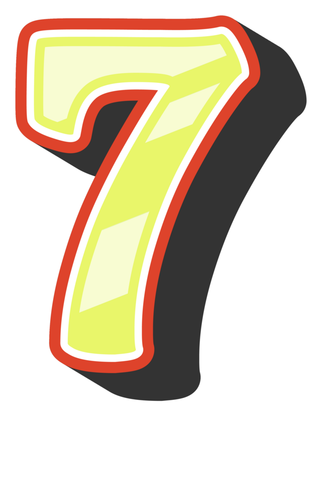Playful Cartoon Alphabet Letter and Number png