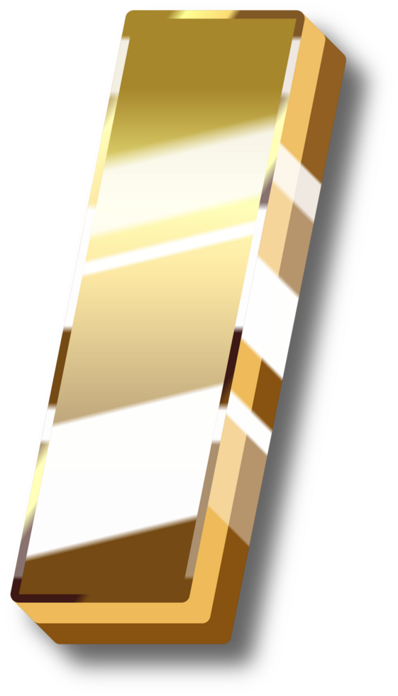 Gold Alphabet Letter and Number png