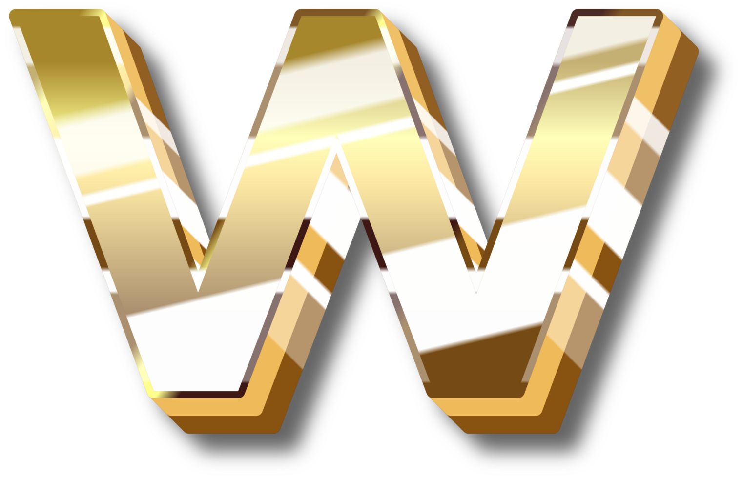 Gold Alphabet Letter and Number png