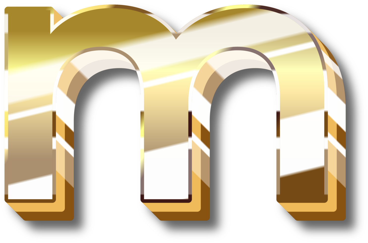 Gold Alphabet Letter and Number png