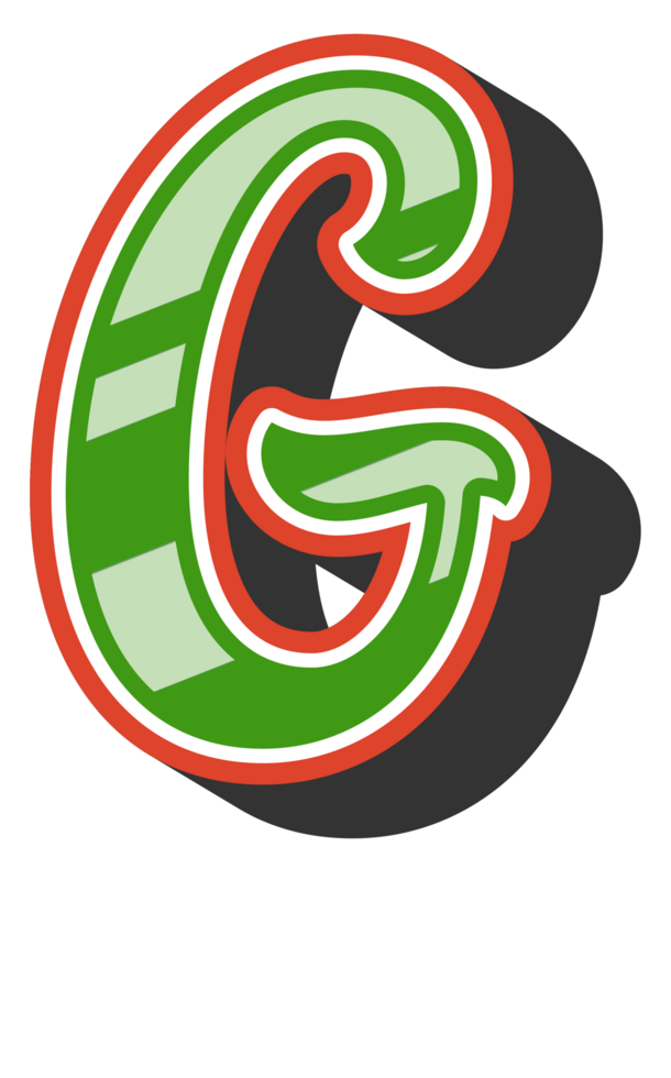Playful Cartoon Alphabet Letter and Number png