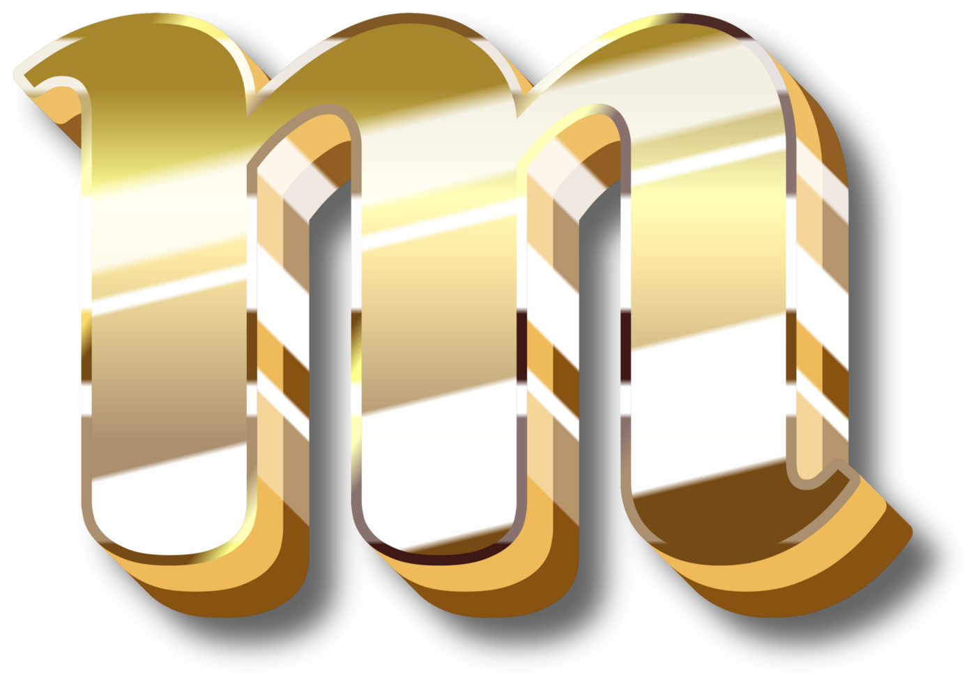 Gold Alphabet Letter and Number png