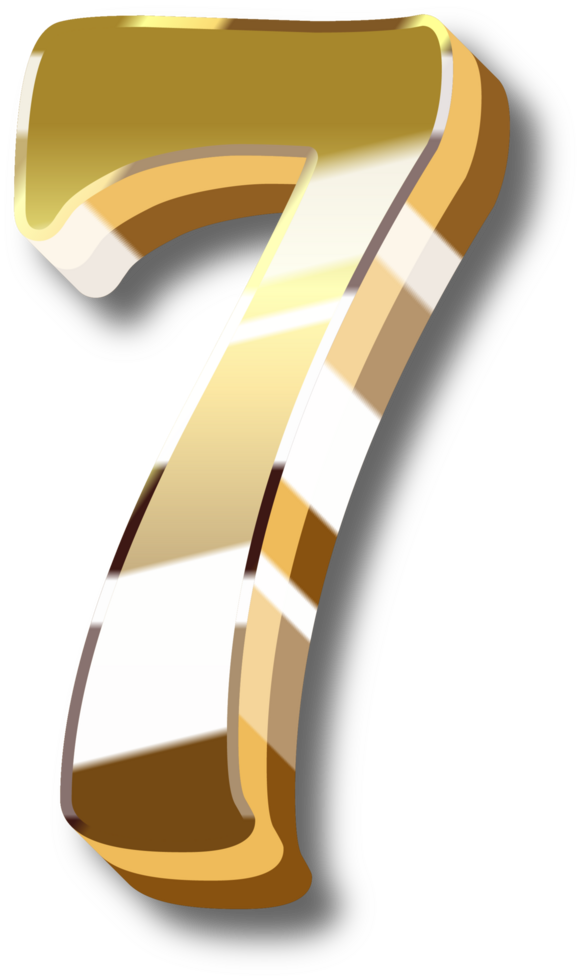 Gold Alphabet Letter and Number png