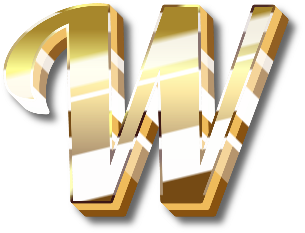 Gold Alphabet Letter and Number png