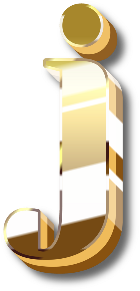 Gold Alphabet Letter and Number png