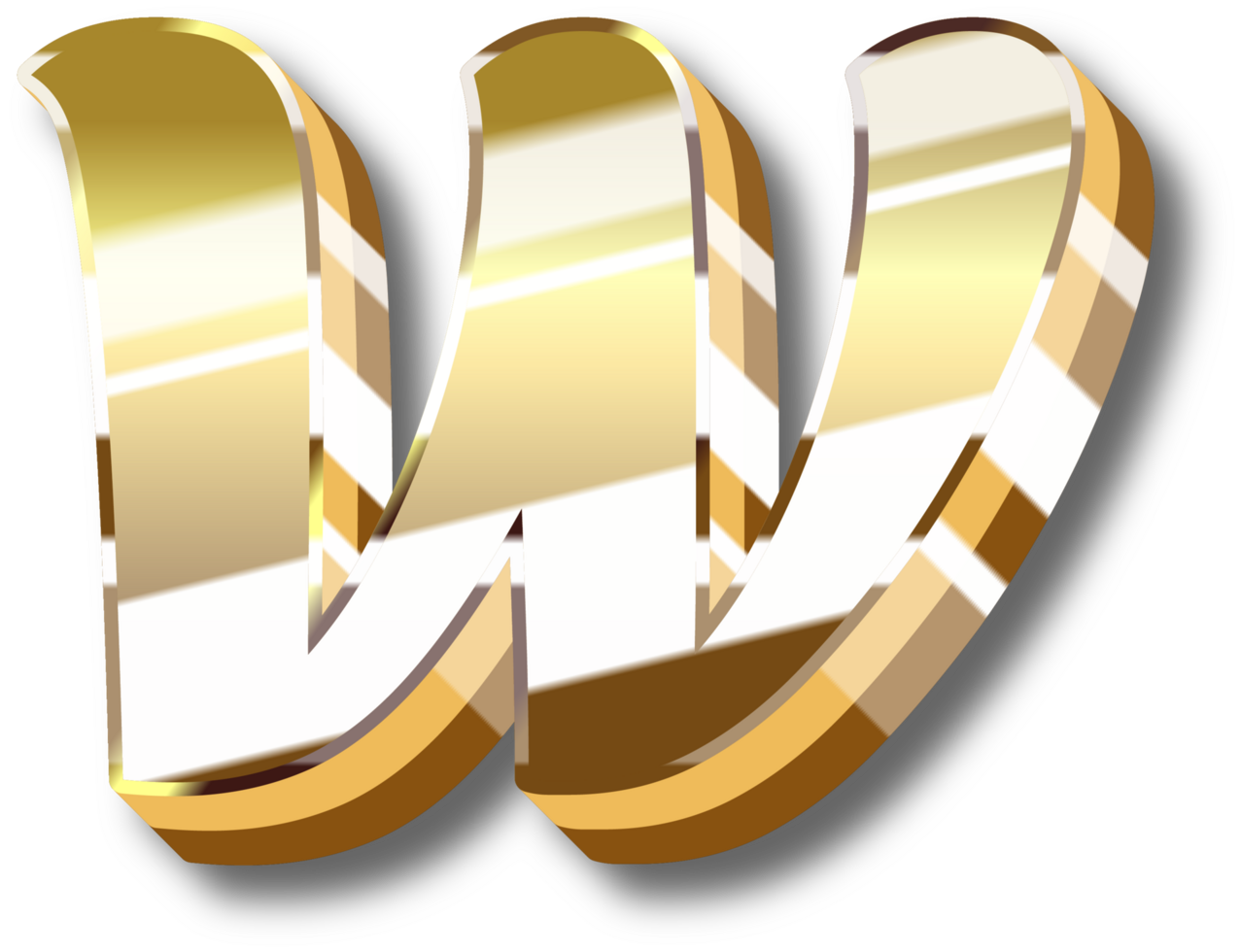 Gold Alphabet Letter and Number png