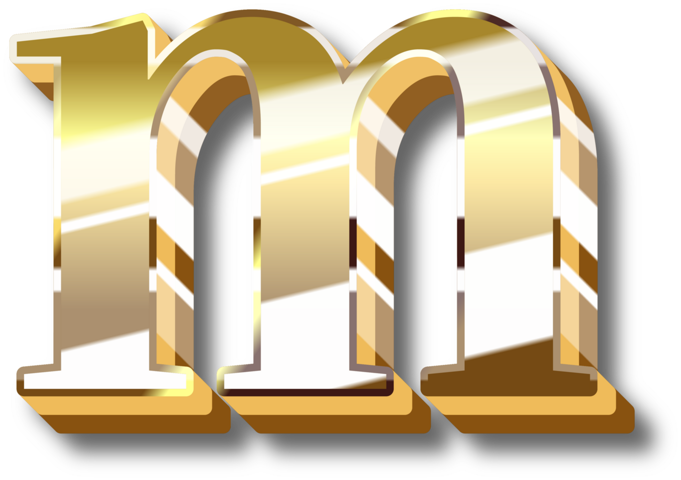 Gold Alphabet Letter and Number png