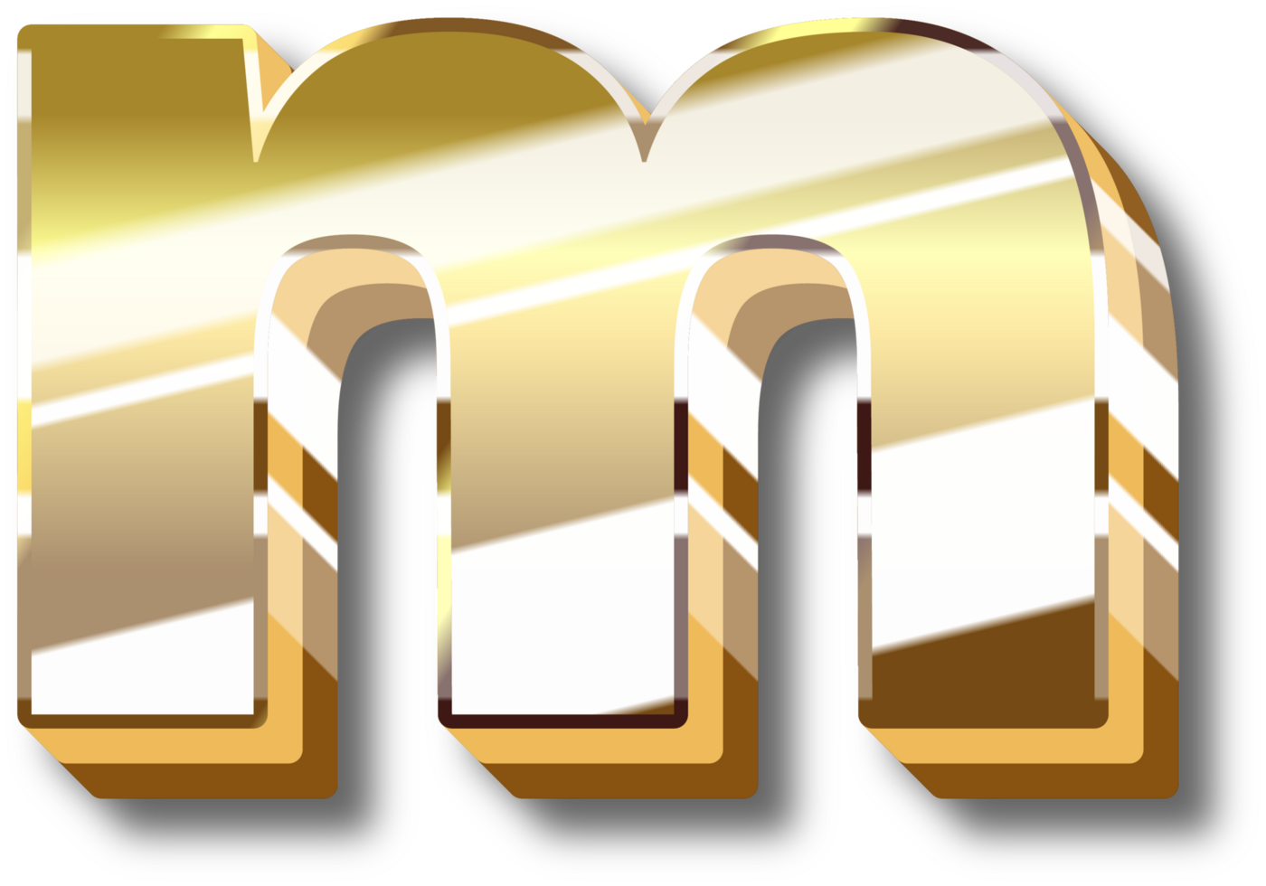 Gold Alphabet Letter and Number png
