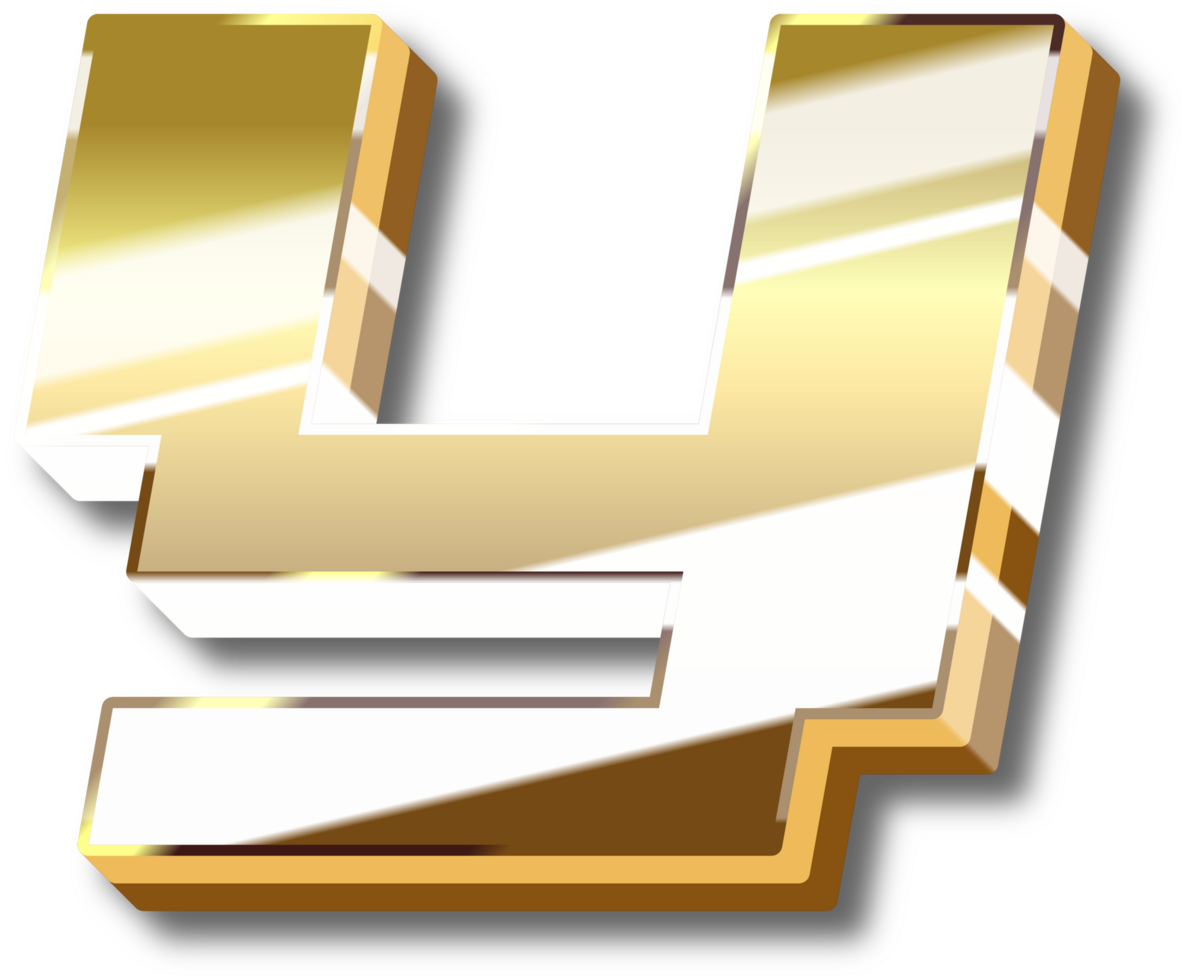 Gold Alphabet Letter and Number png