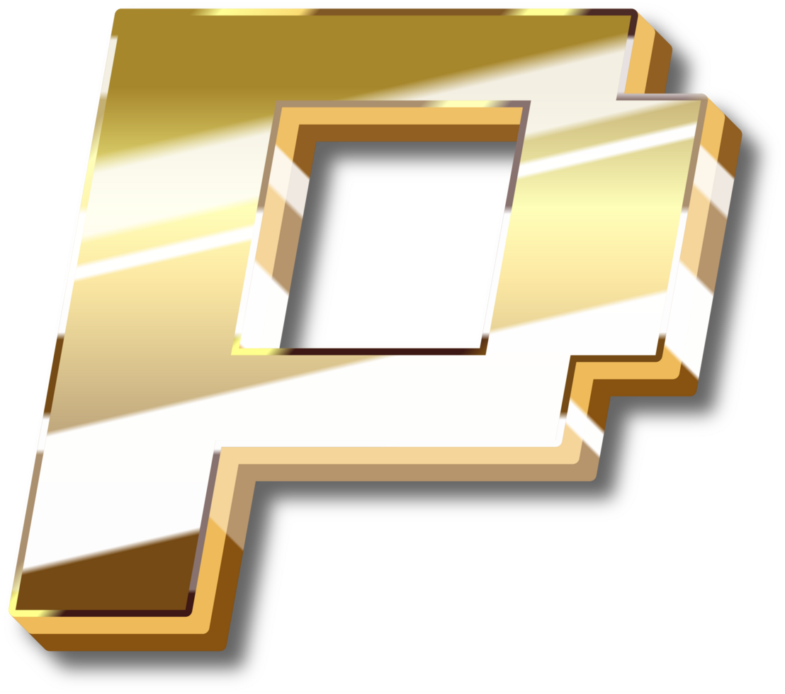 Gold Alphabet Letter and Number png