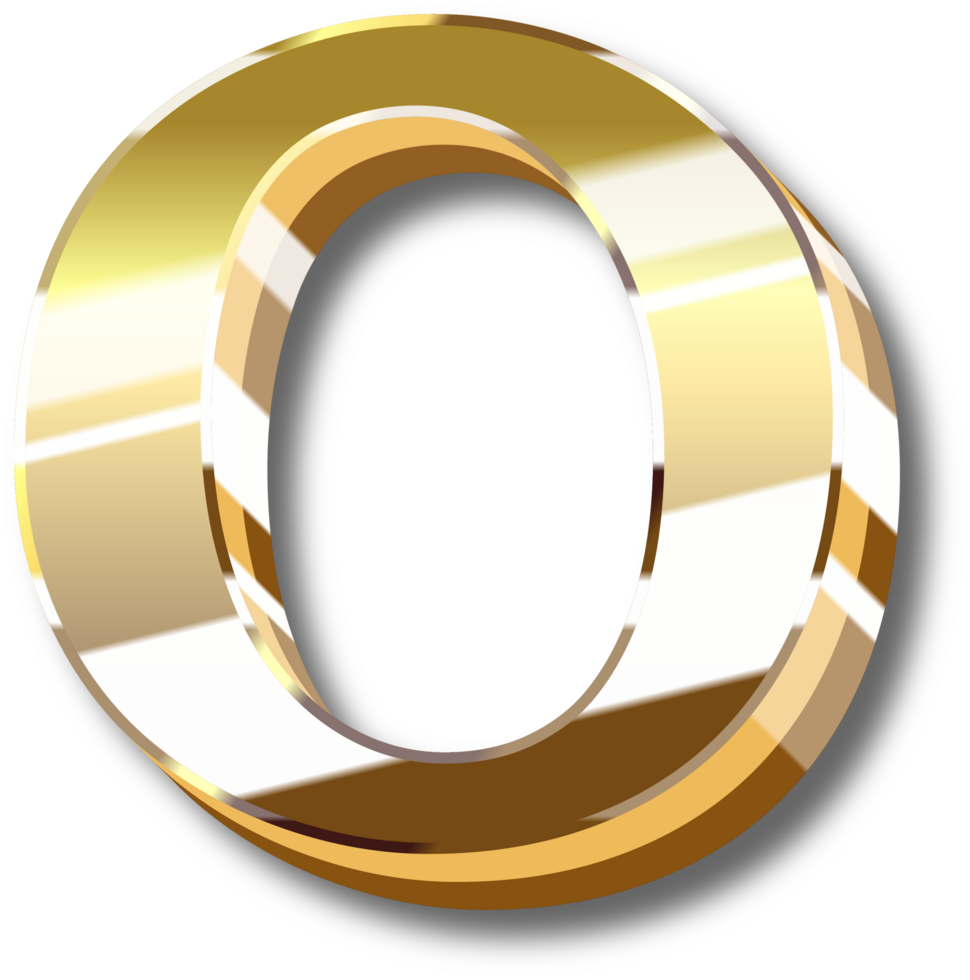 oro alfabeto lettera e numero png