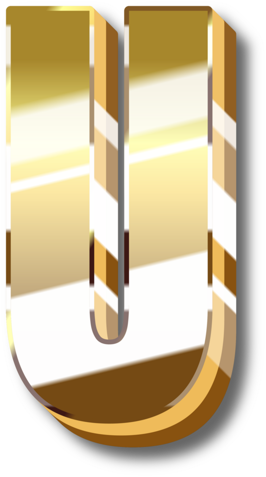 Gold Alphabet Letter and Number png