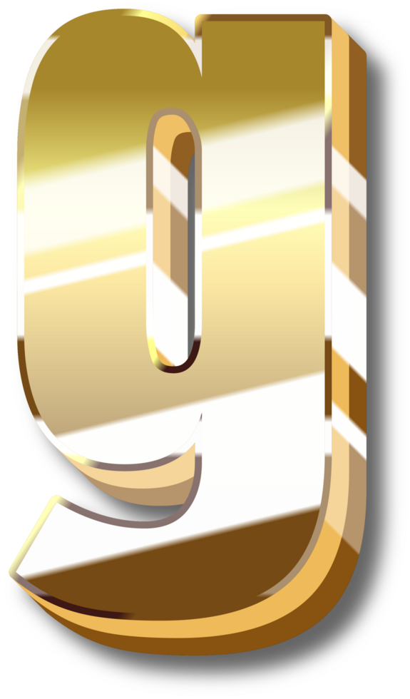 Gold Alphabet Letter and Number png