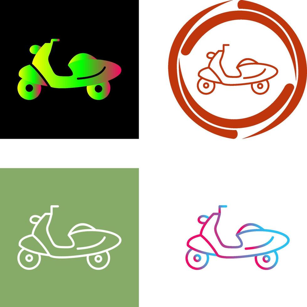 Scooter Icon Design vector