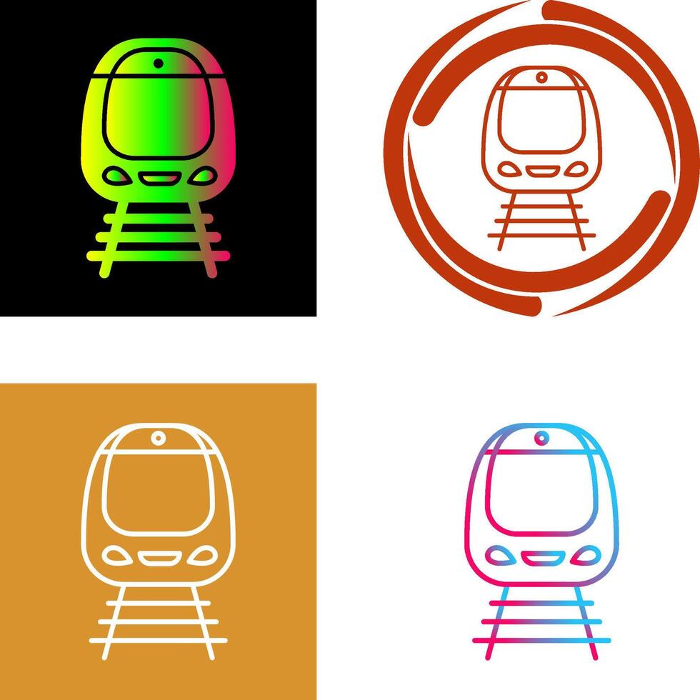 diseño de icono de tren vector