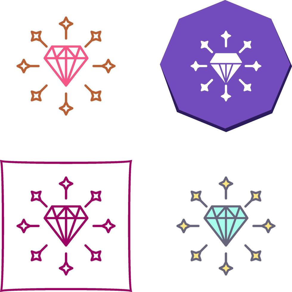 Diamond Icon Design vector