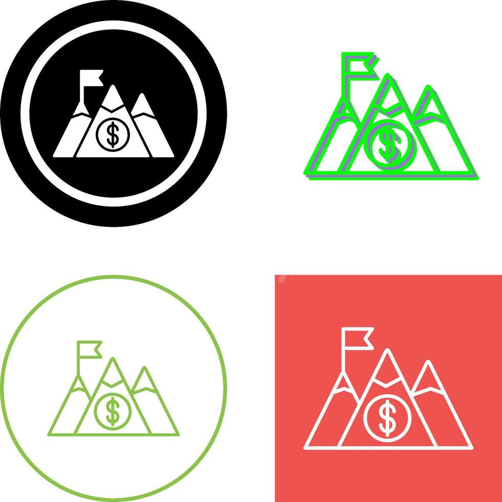 Mountain Icon Design vector