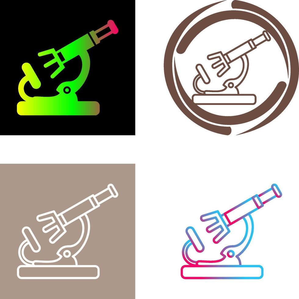 Microscope Icon Design vector
