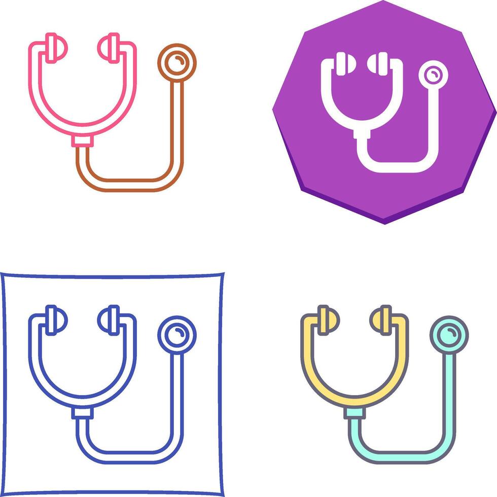 Stethoscope Icon Design vector