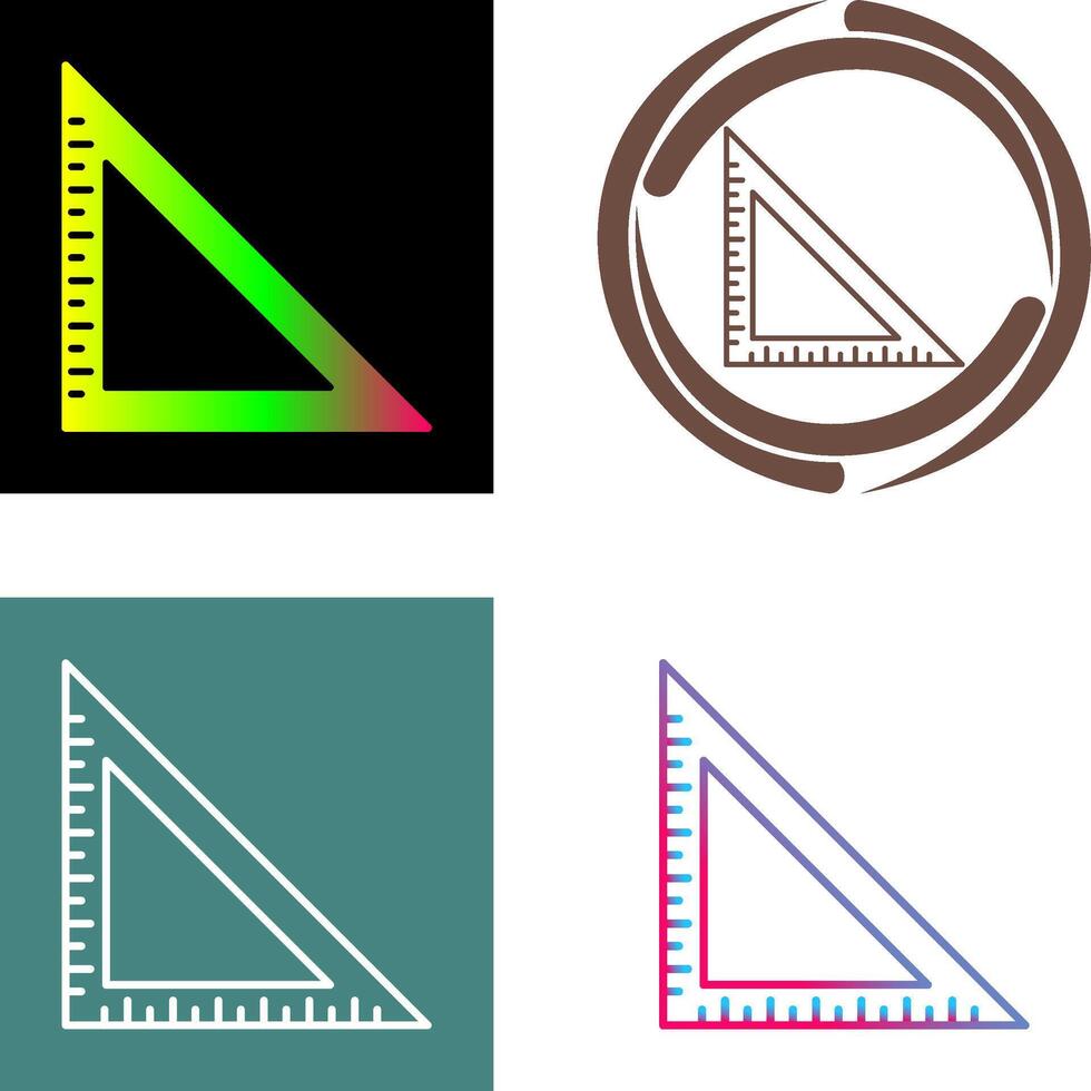 Set Square Icon Design vector