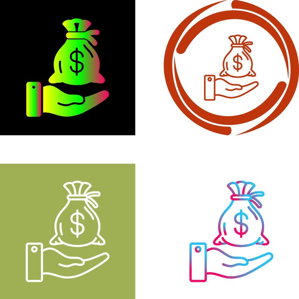 Income Icon Design vector