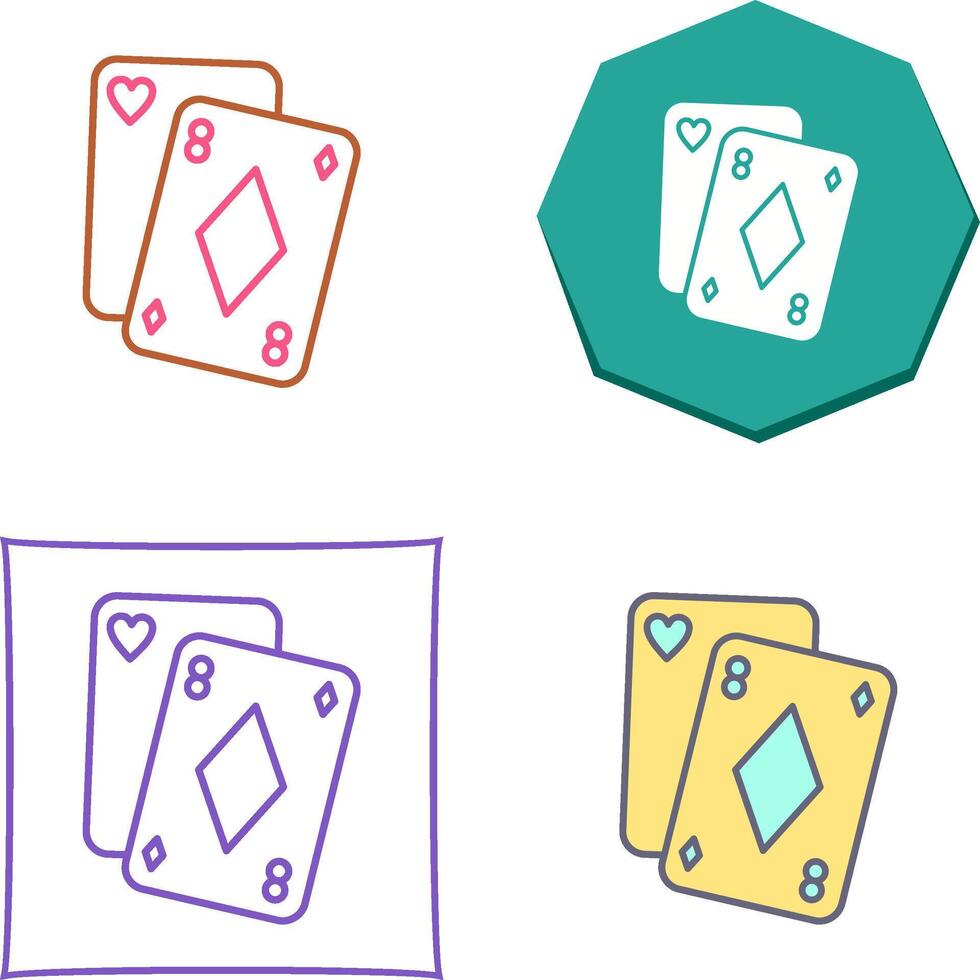 Poker Icon Design vector